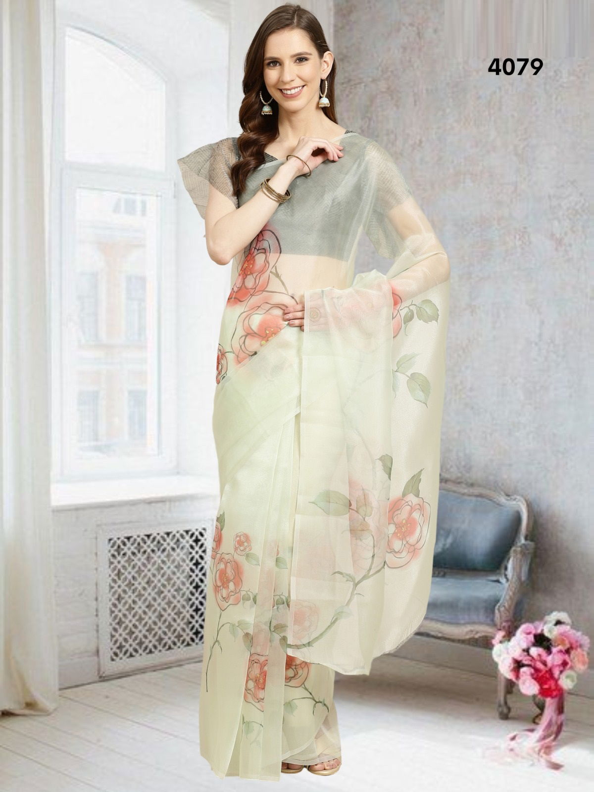 Navya By Trendy Organza Party Wear Sarees Catalog